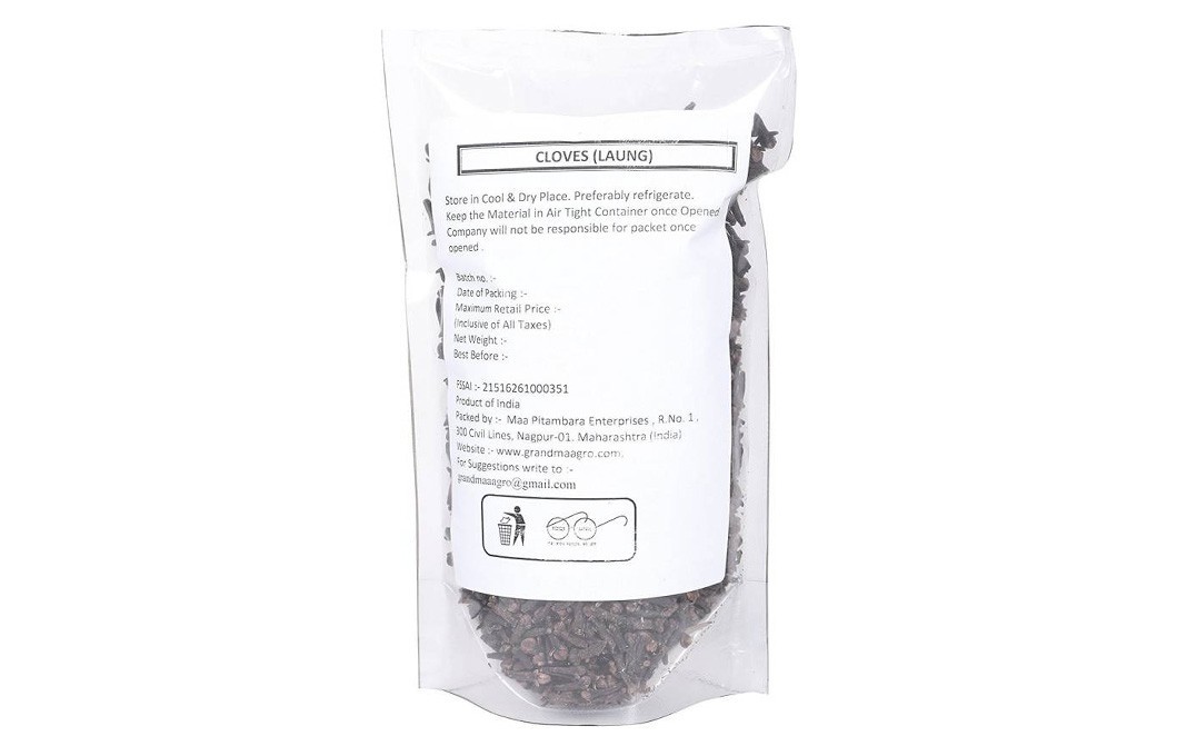 Grandma Agro Clove (Laung)    Pack  250 grams